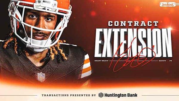 Image: Grant Delpit Contract Extention