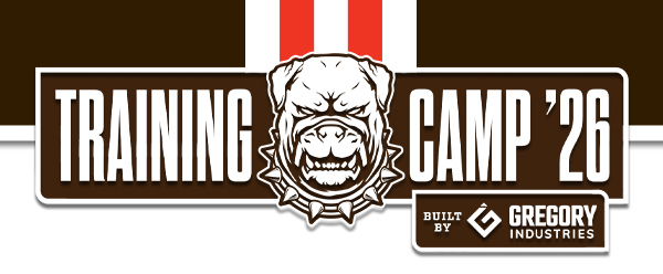 Browns Training Camp 2026 built by Gregory Industries